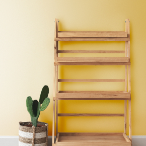 wooden plant stand